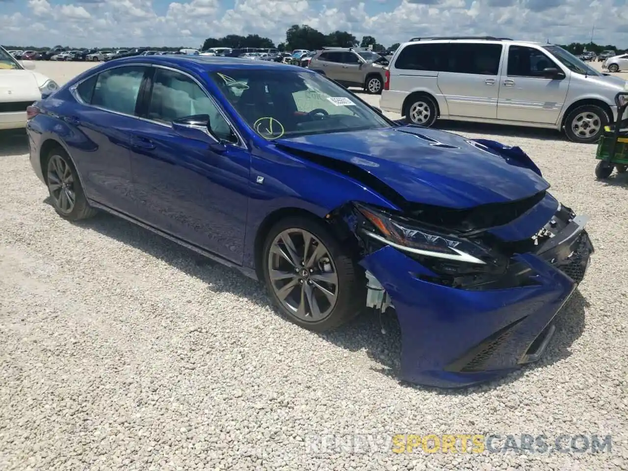 1 Photograph of a damaged car 58ABZ1B13KU035108 LEXUS ES350 2019