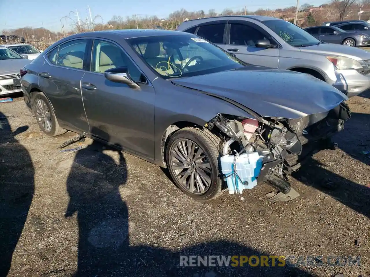 1 Photograph of a damaged car 58ABZ1B13KU036808 LEXUS ES350 2019