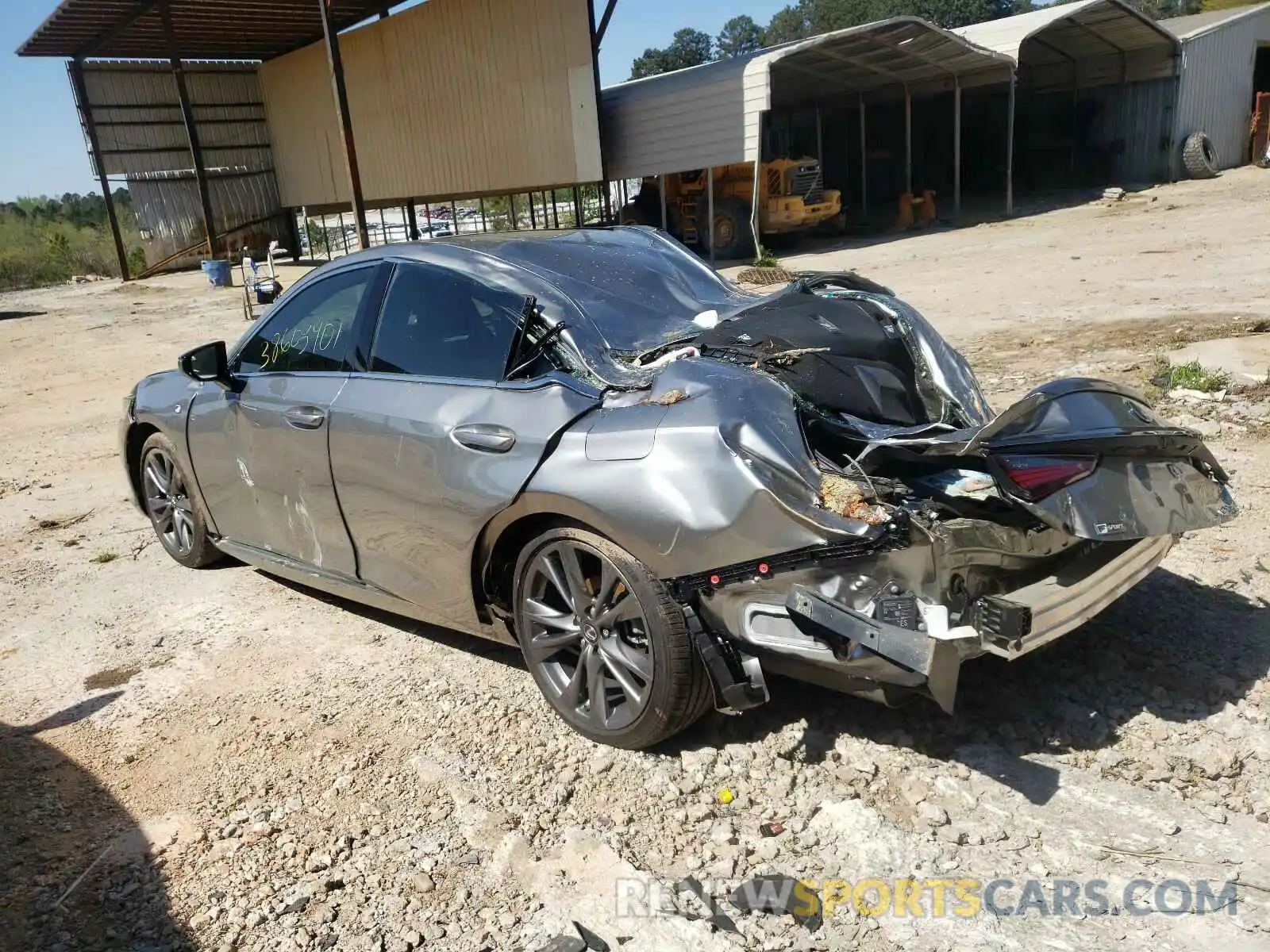 3 Photograph of a damaged car 58ABZ1B13KU043564 LEXUS ES350 2019