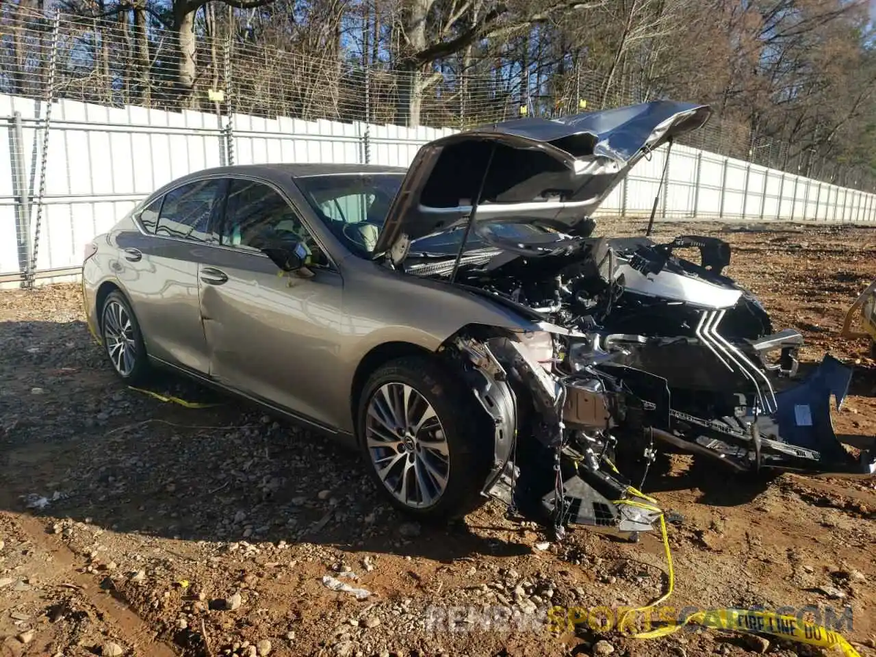 1 Photograph of a damaged car 58ABZ1B13KU046741 LEXUS ES350 2019