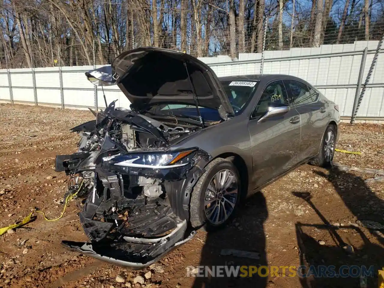 2 Photograph of a damaged car 58ABZ1B13KU046741 LEXUS ES350 2019