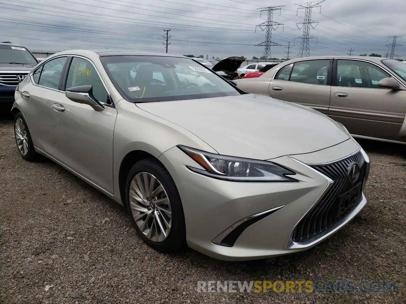 1 Photograph of a damaged car 58ABZ1B13KU048196 LEXUS ES350 2019