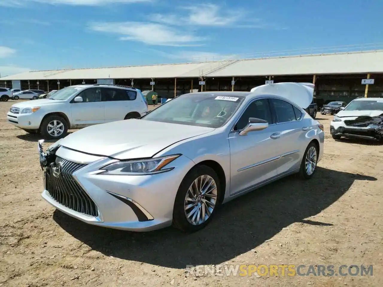 2 Photograph of a damaged car 58ABZ1B13KU049137 LEXUS ES350 2019