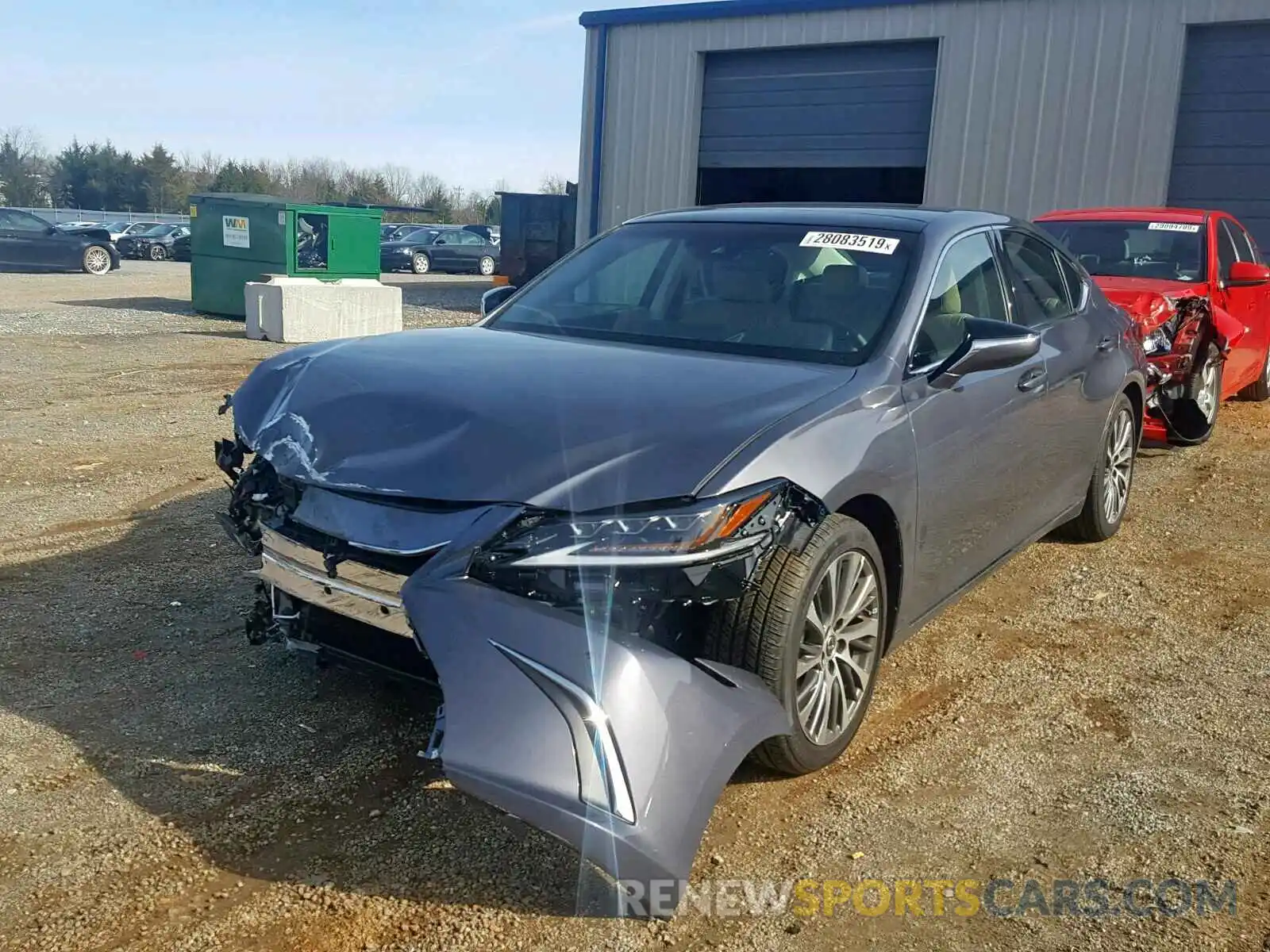 2 Photograph of a damaged car 58ABZ1B14KU005387 LEXUS ES350 2019