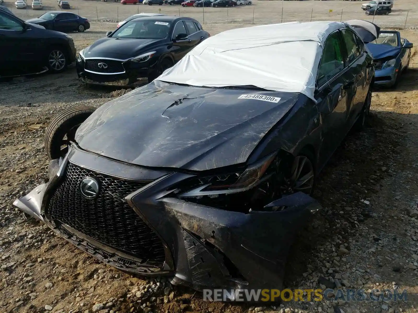 2 Photograph of a damaged car 58ABZ1B14KU005695 LEXUS ES350 2019