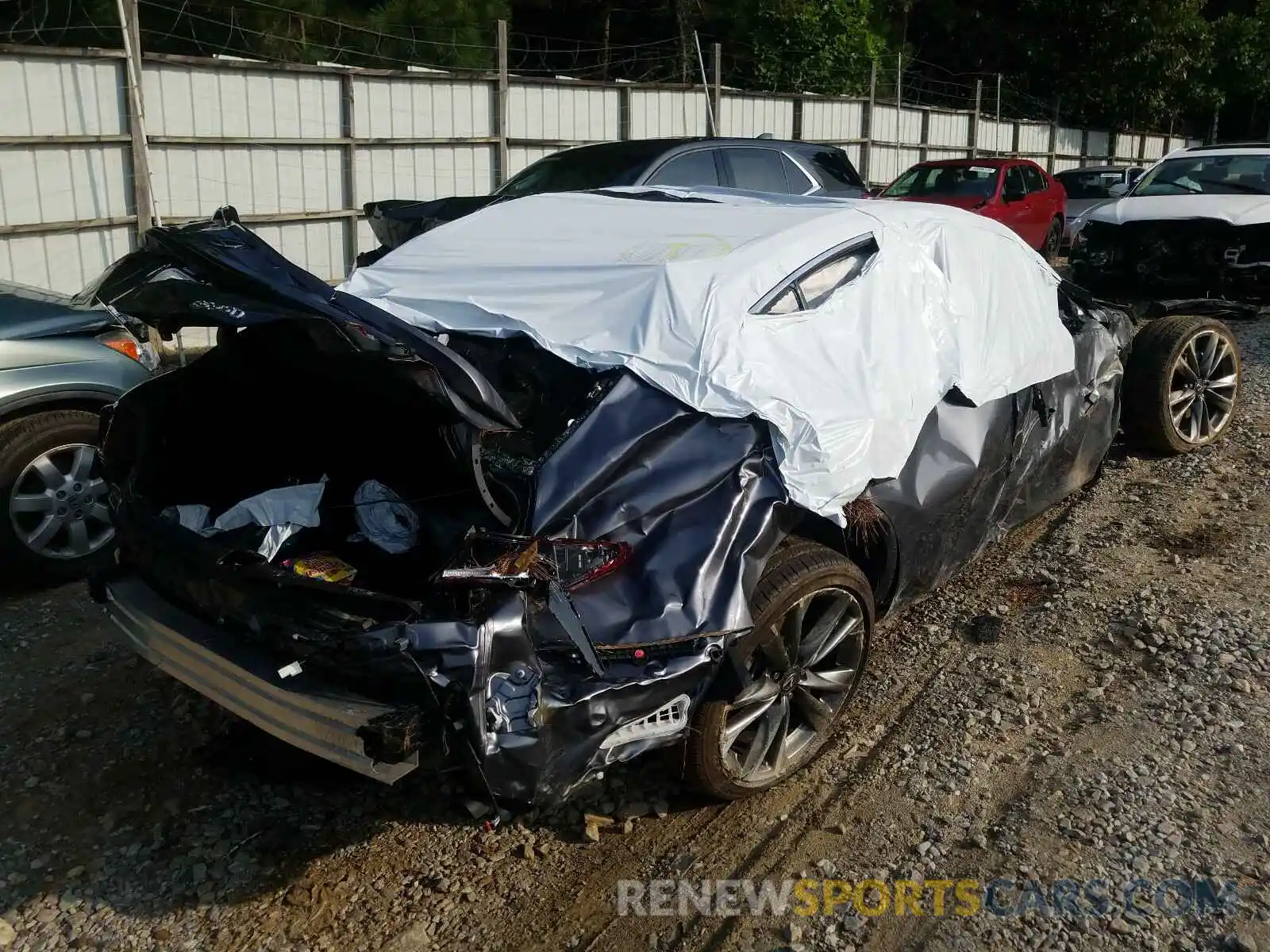 4 Photograph of a damaged car 58ABZ1B14KU005695 LEXUS ES350 2019