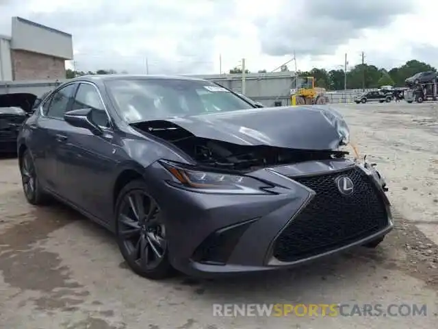 1 Photograph of a damaged car 58ABZ1B14KU008127 LEXUS ES350 2019