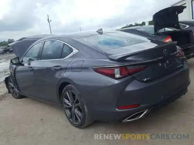 3 Photograph of a damaged car 58ABZ1B14KU008127 LEXUS ES350 2019