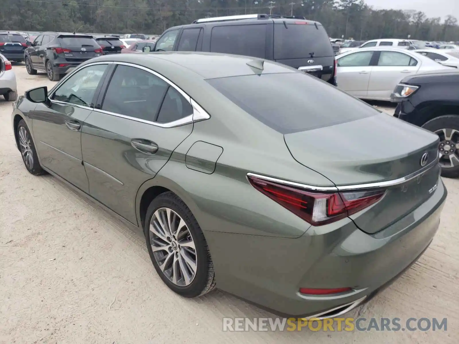 3 Photograph of a damaged car 58ABZ1B14KU012128 LEXUS ES350 2019