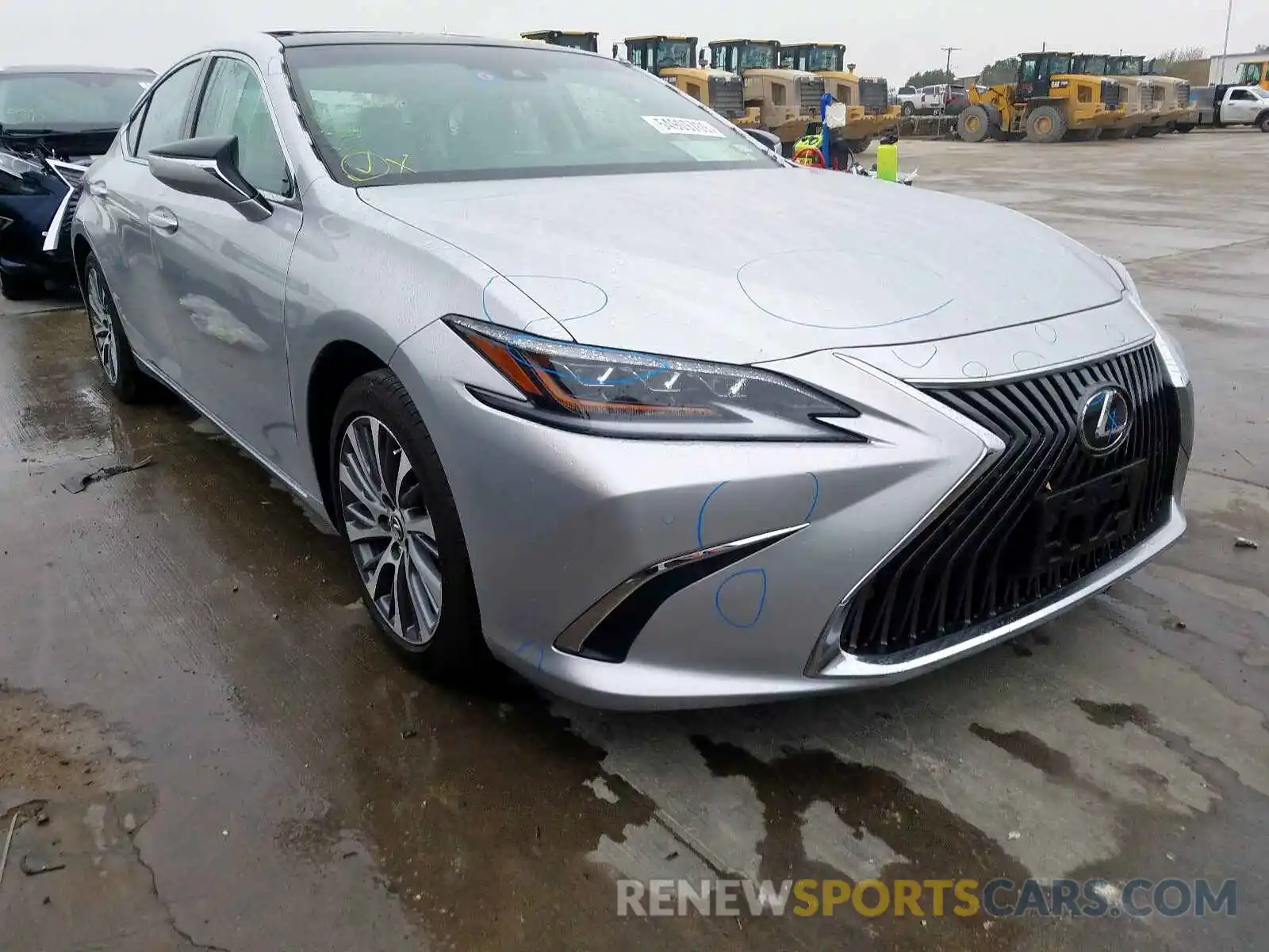 1 Photograph of a damaged car 58ABZ1B14KU016809 LEXUS ES350 2019