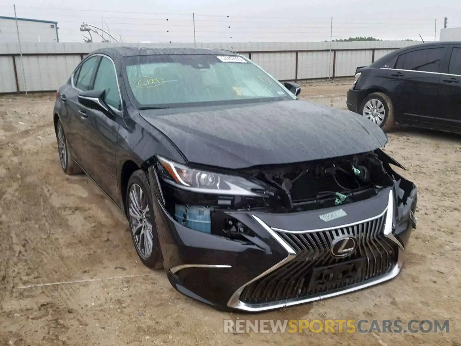 1 Photograph of a damaged car 58ABZ1B14KU018771 LEXUS ES350 2019