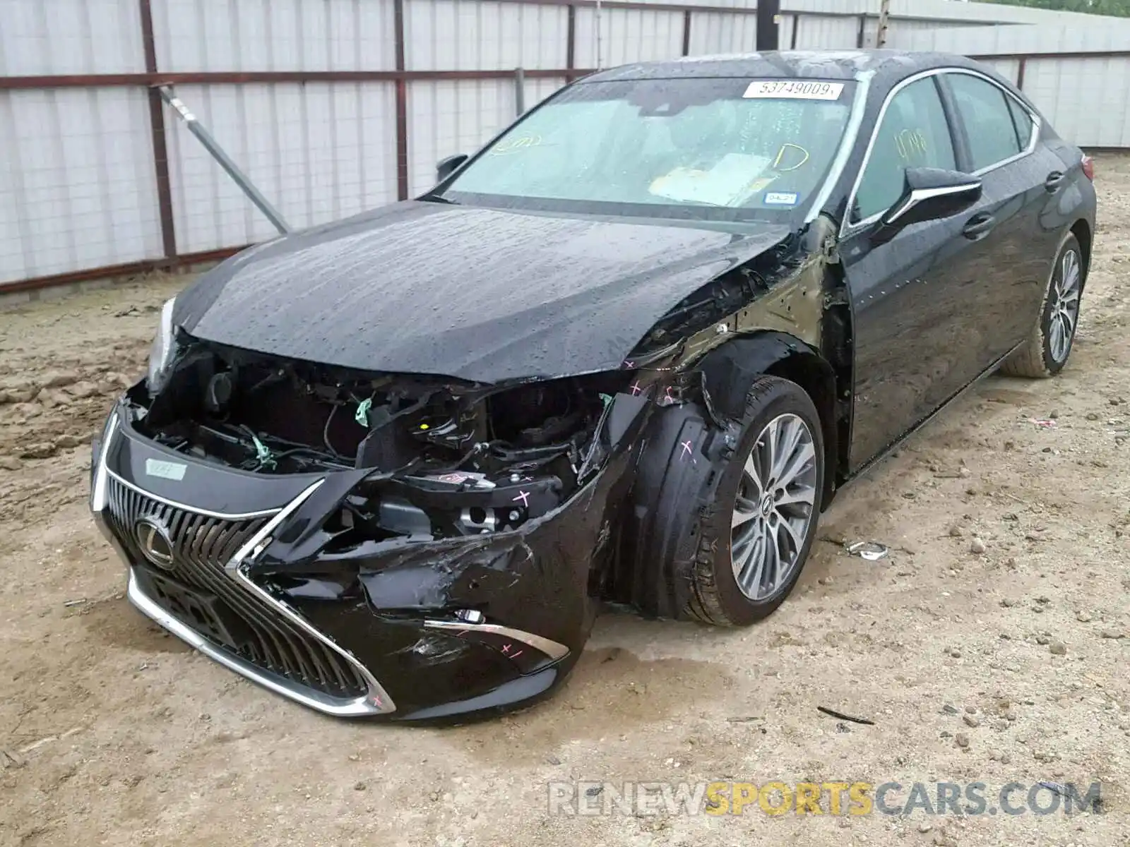 2 Photograph of a damaged car 58ABZ1B14KU018771 LEXUS ES350 2019