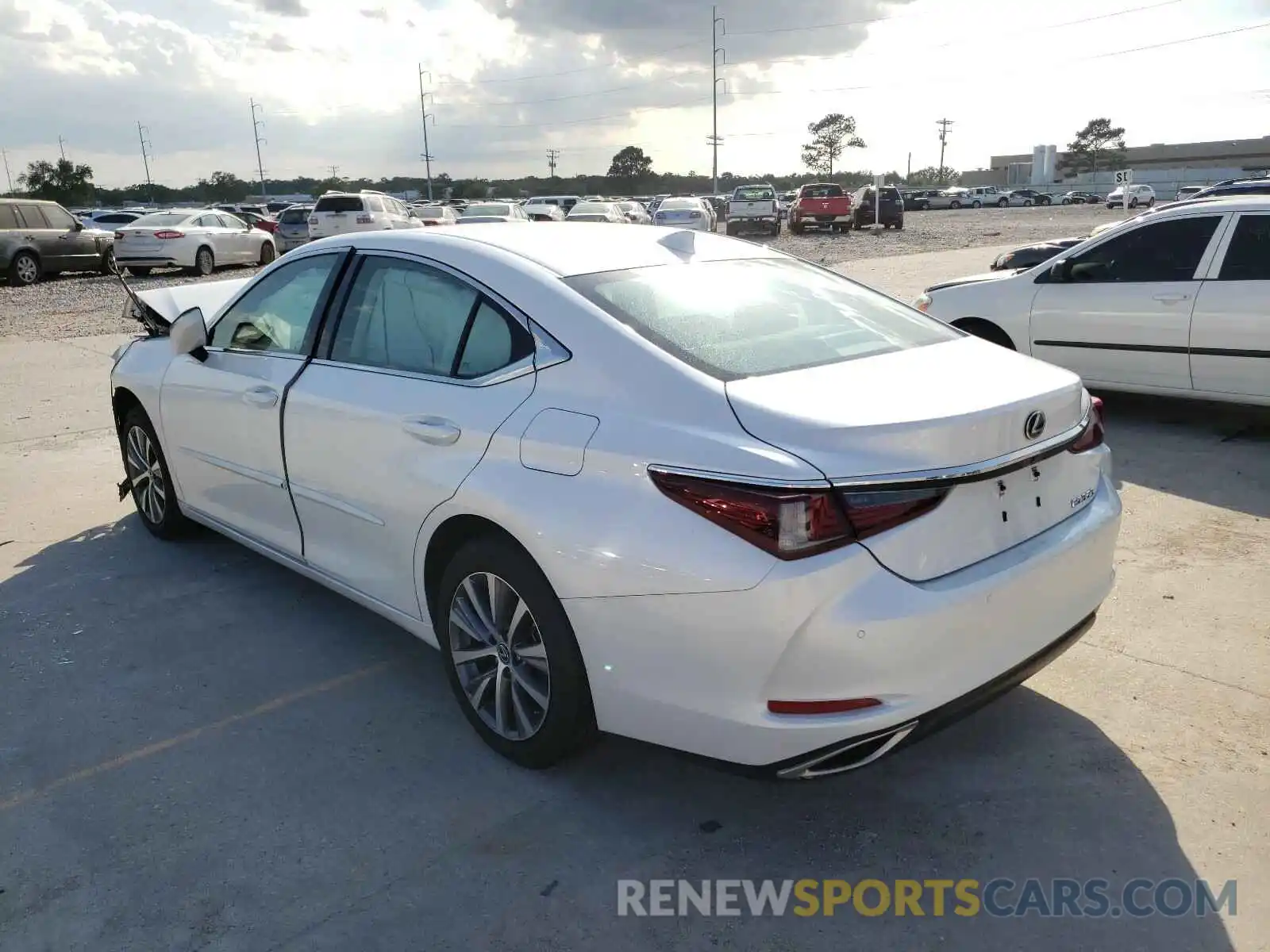 3 Photograph of a damaged car 58ABZ1B14KU019192 LEXUS ES350 2019