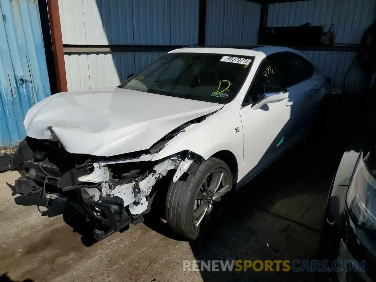 2 Photograph of a damaged car 58ABZ1B14KU023078 LEXUS ES350 2019