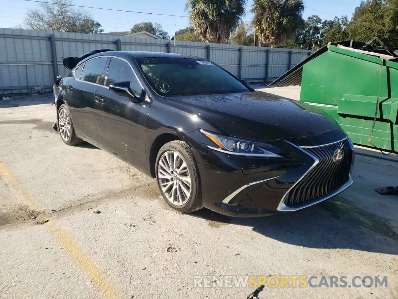 1 Photograph of a damaged car 58ABZ1B14KU024408 LEXUS ES350 2019