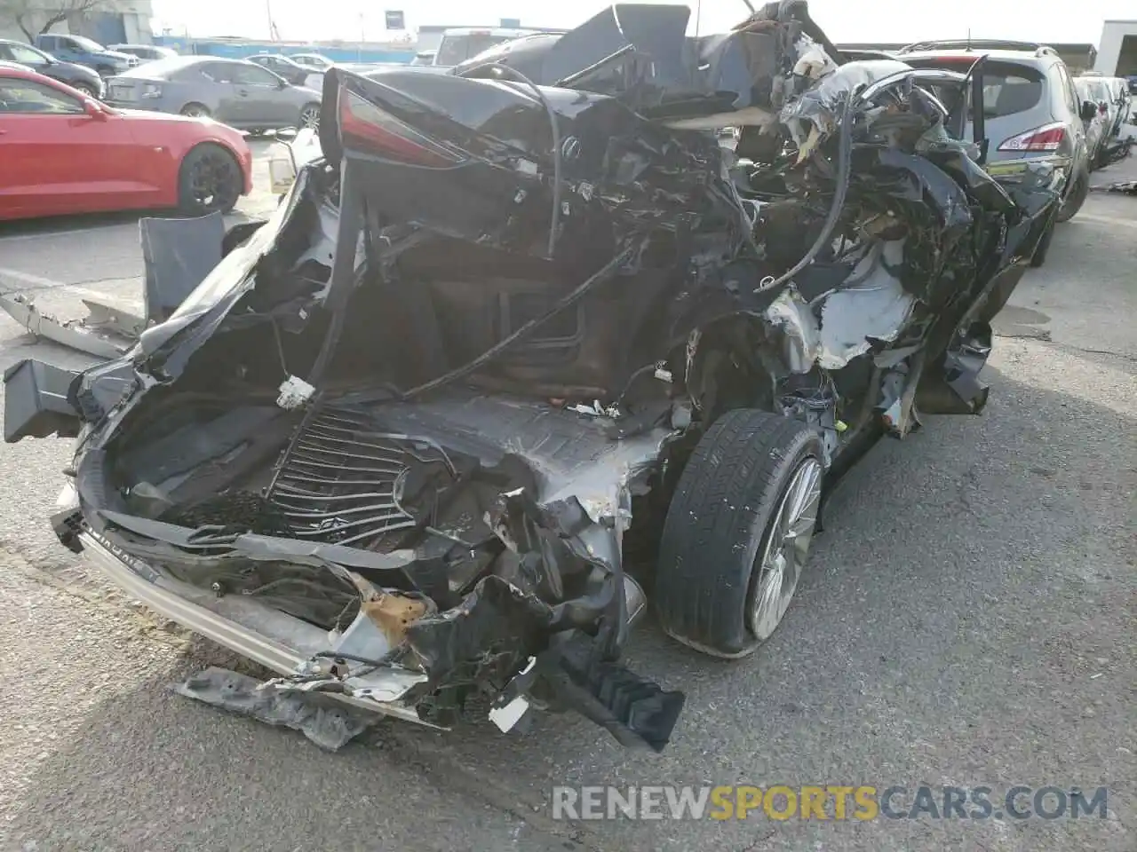 4 Photograph of a damaged car 58ABZ1B14KU030855 LEXUS ES350 2019