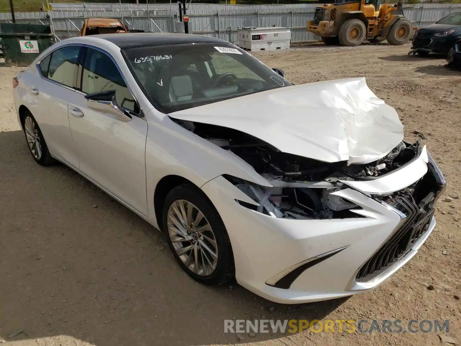 1 Photograph of a damaged car 58ABZ1B14KU036736 LEXUS ES350 2019