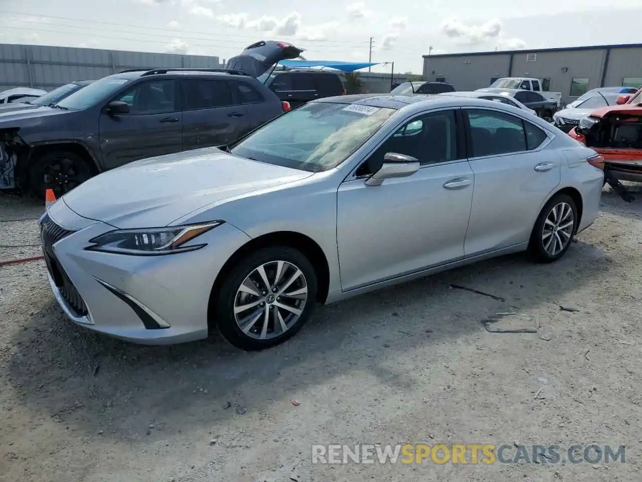 1 Photograph of a damaged car 58ABZ1B14KU037112 LEXUS ES350 2019