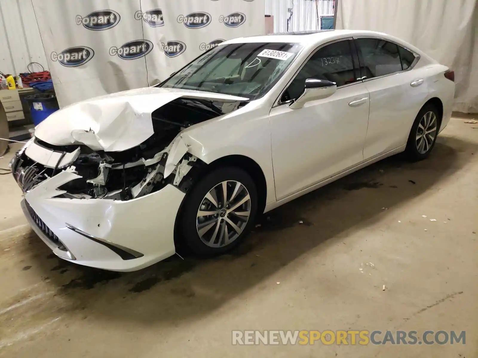 2 Photograph of a damaged car 58ABZ1B14KU041029 LEXUS ES350 2019