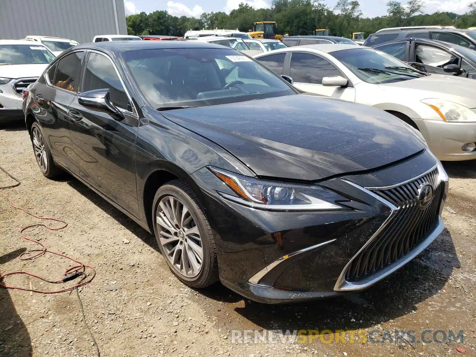 1 Photograph of a damaged car 58ABZ1B14KU043508 LEXUS ES350 2019