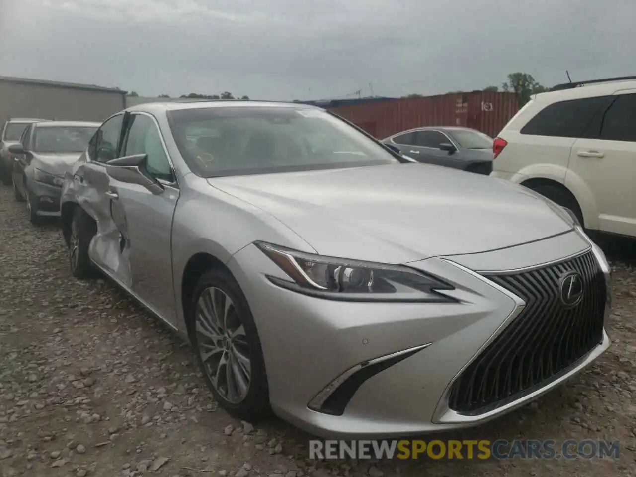 1 Photograph of a damaged car 58ABZ1B14KU044156 LEXUS ES350 2019