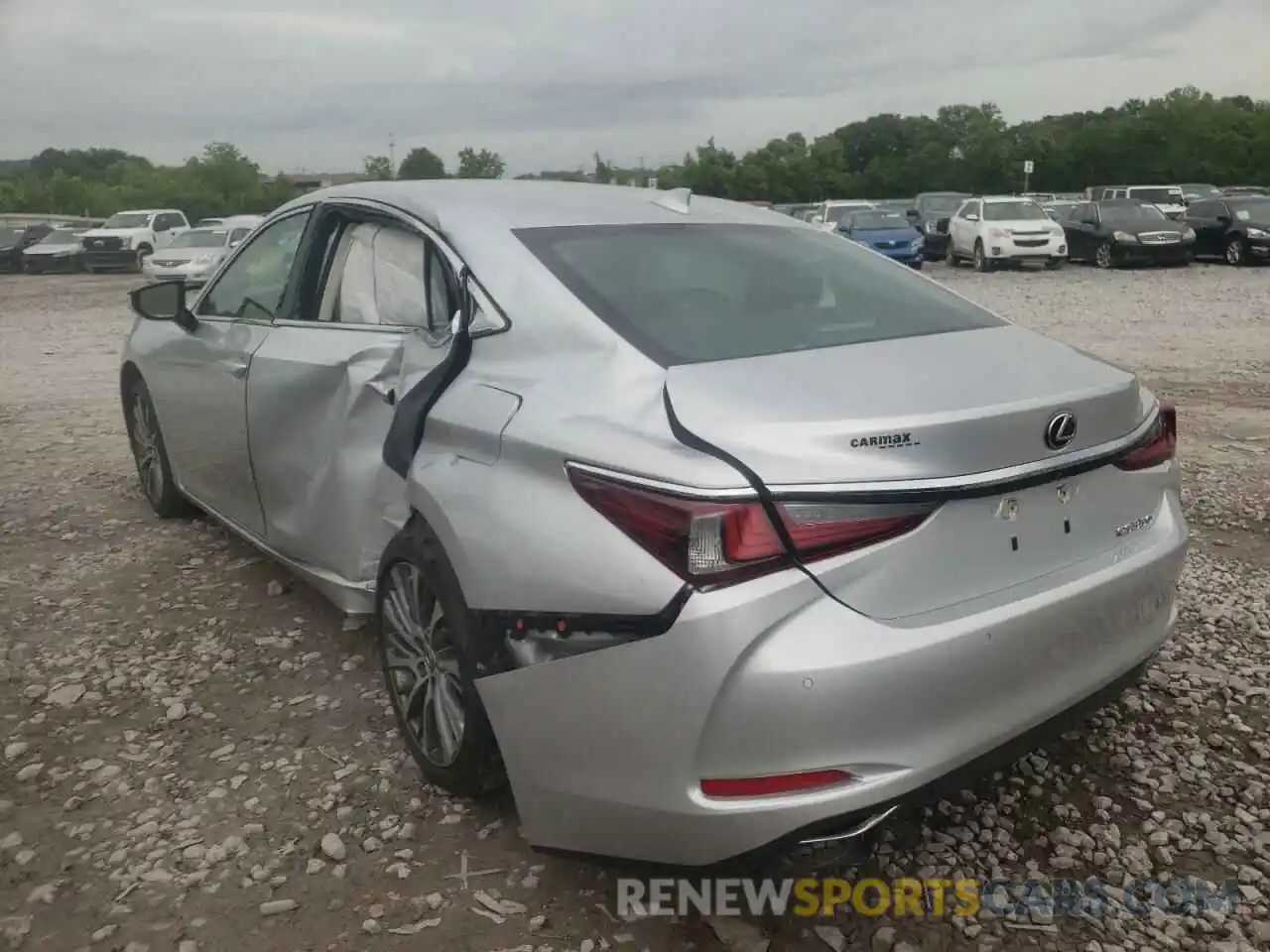 3 Photograph of a damaged car 58ABZ1B14KU044156 LEXUS ES350 2019