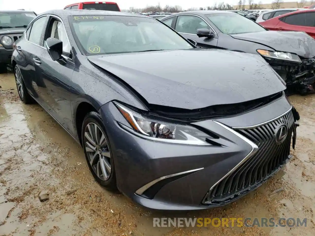 1 Photograph of a damaged car 58ABZ1B14KU048384 LEXUS ES350 2019