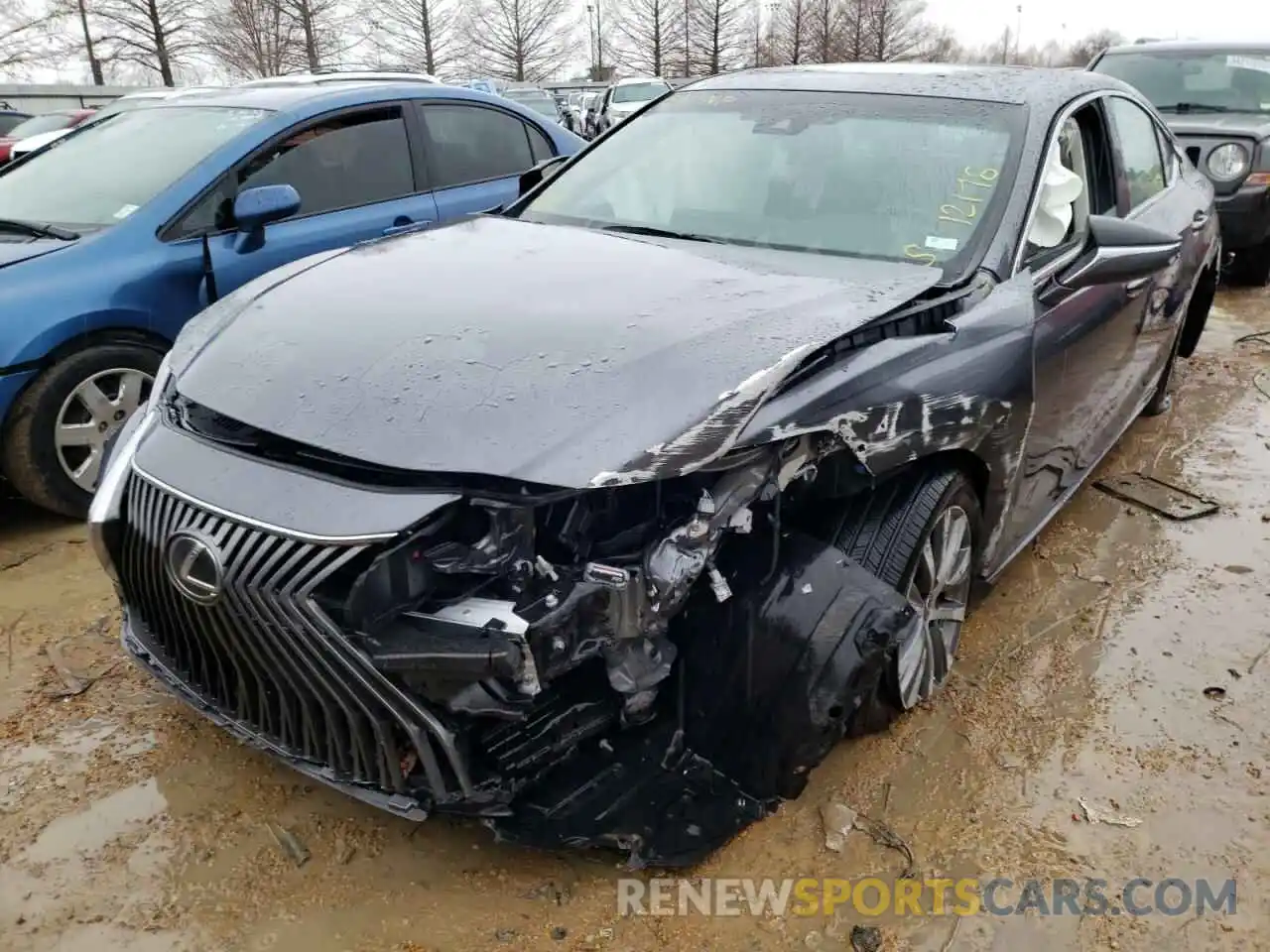 2 Фотография поврежденного автомобиля 58ABZ1B14KU048384 LEXUS ES350 2019