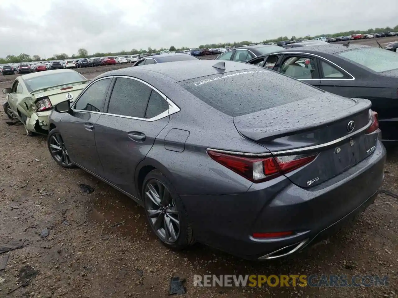 3 Photograph of a damaged car 58ABZ1B14KU050569 LEXUS ES350 2019