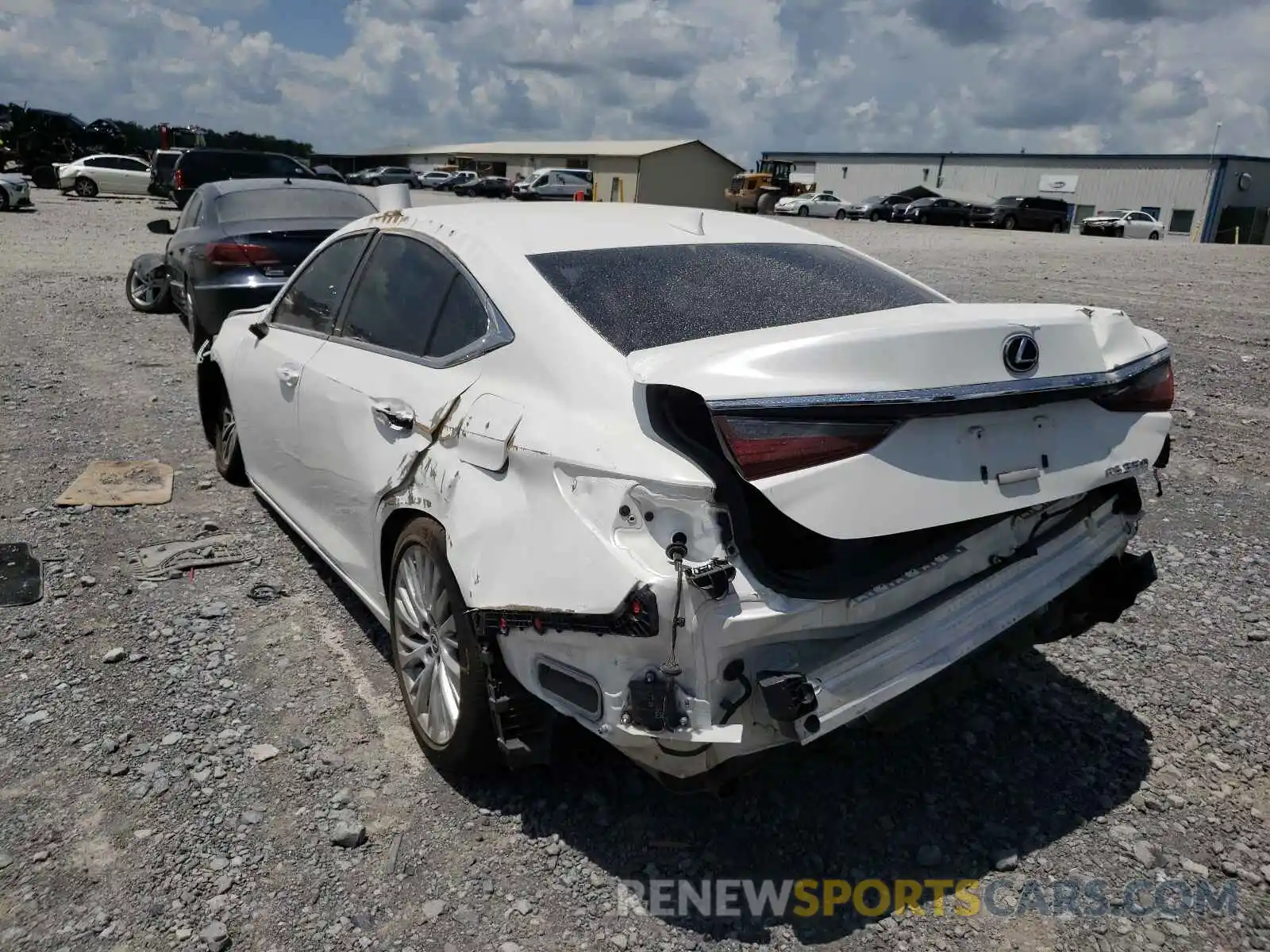 3 Photograph of a damaged car 58ABZ1B15KU002479 LEXUS ES350 2019