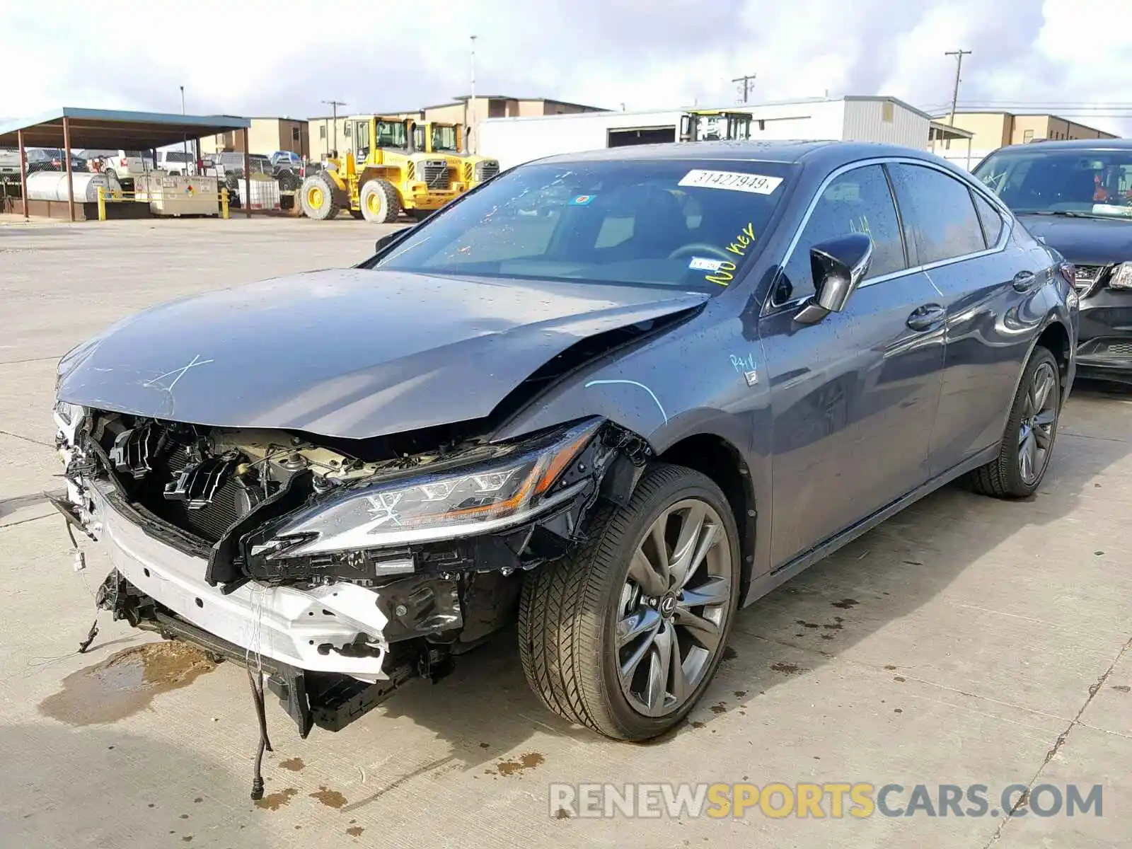 2 Photograph of a damaged car 58ABZ1B15KU002529 LEXUS ES350 2019