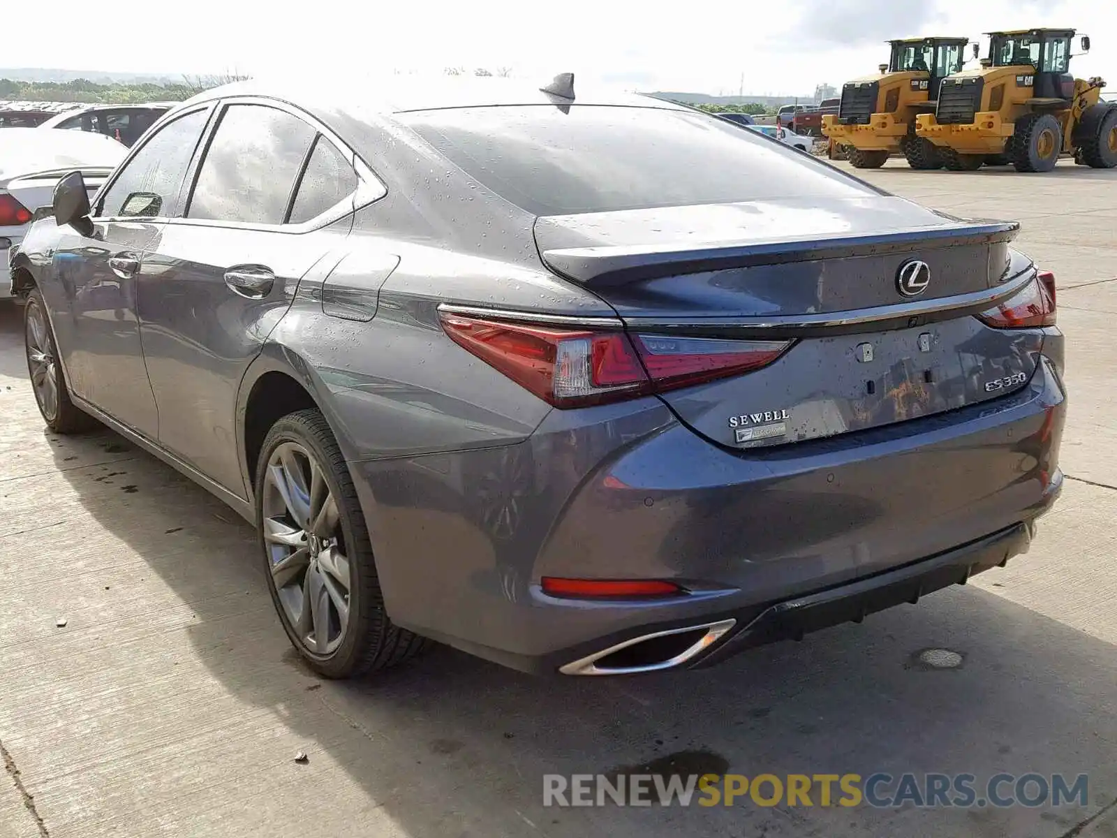 3 Photograph of a damaged car 58ABZ1B15KU002529 LEXUS ES350 2019