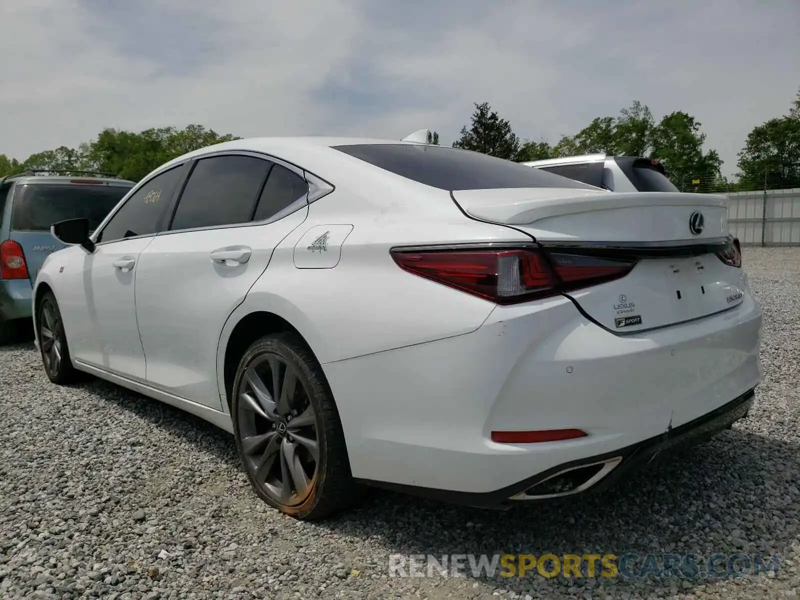 3 Photograph of a damaged car 58ABZ1B15KU003616 LEXUS ES350 2019