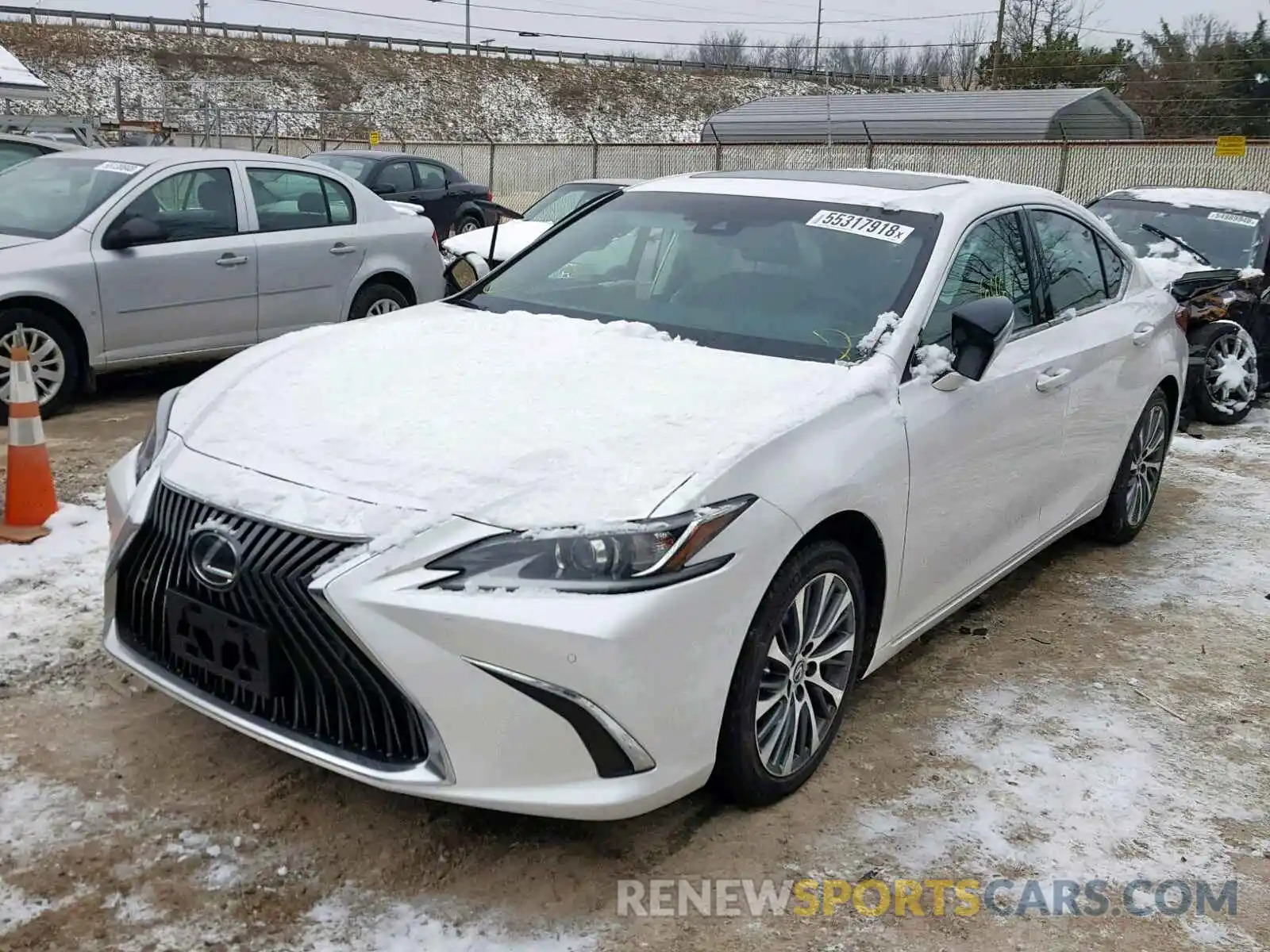 2 Photograph of a damaged car 58ABZ1B15KU003891 LEXUS ES350 2019