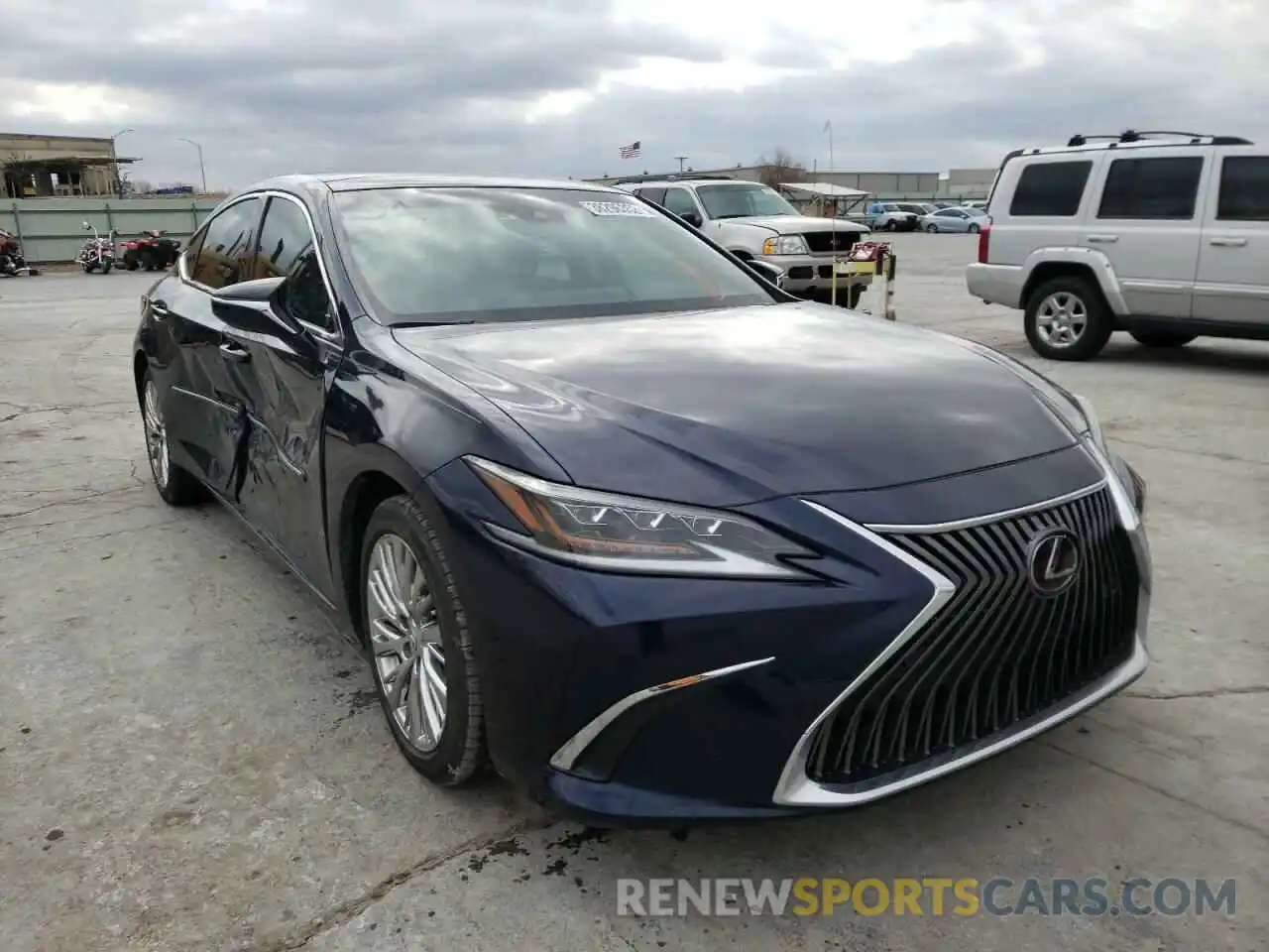 1 Photograph of a damaged car 58ABZ1B15KU007844 LEXUS ES350 2019