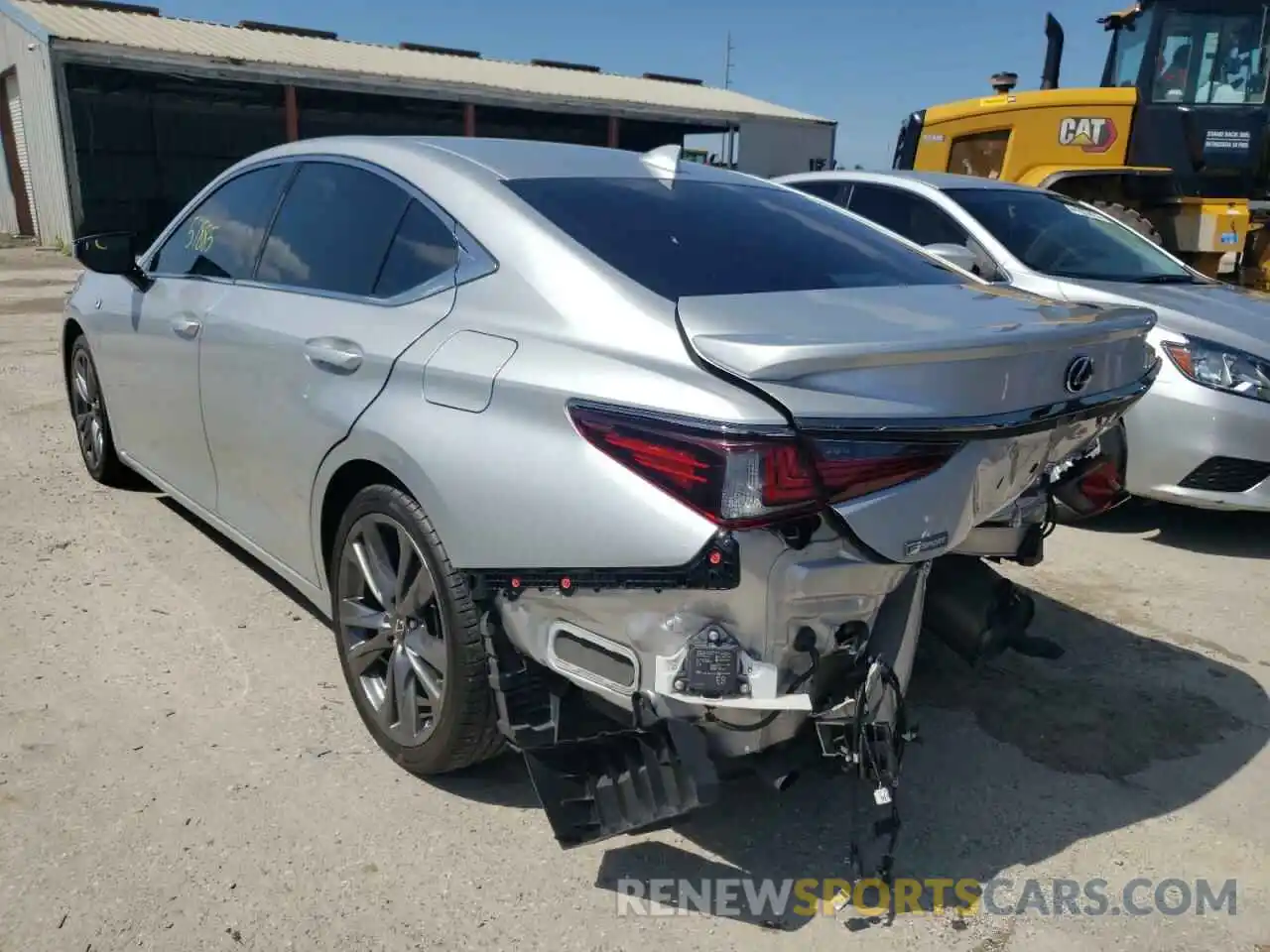 3 Photograph of a damaged car 58ABZ1B15KU008590 LEXUS ES350 2019