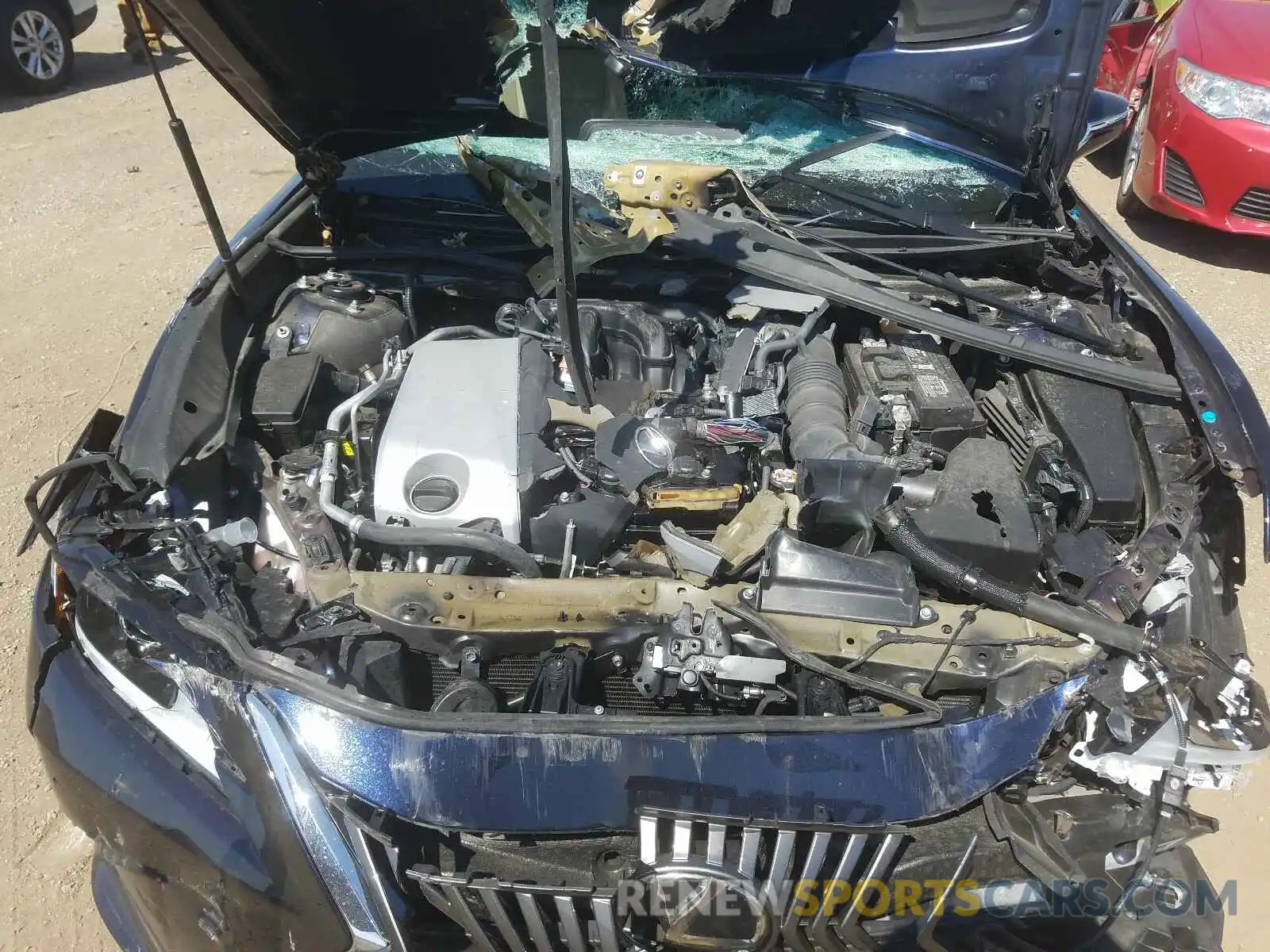 7 Photograph of a damaged car 58ABZ1B15KU013062 LEXUS ES350 2019