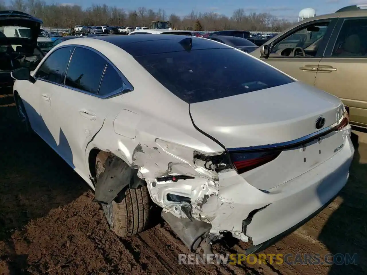 2 Photograph of a damaged car 58ABZ1B15KU014874 LEXUS ES350 2019