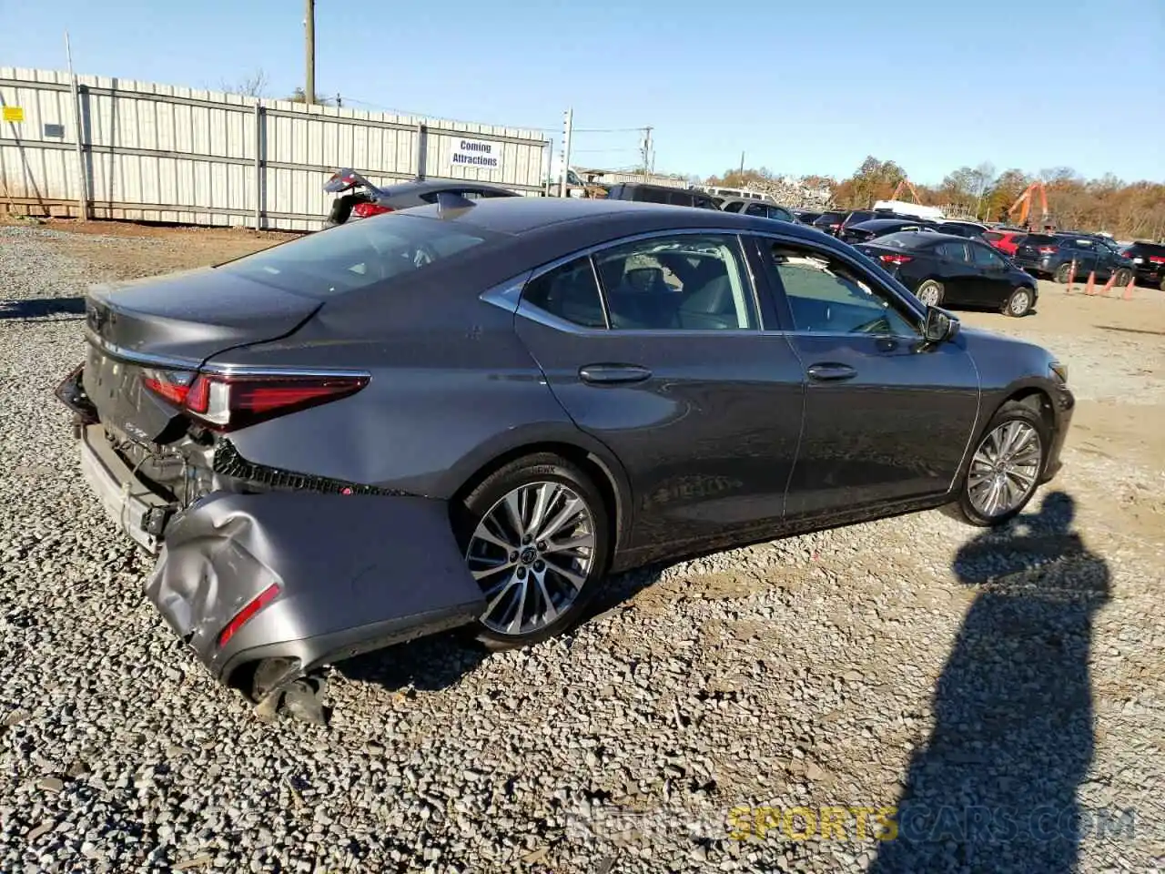 3 Photograph of a damaged car 58ABZ1B15KU015393 LEXUS ES350 2019