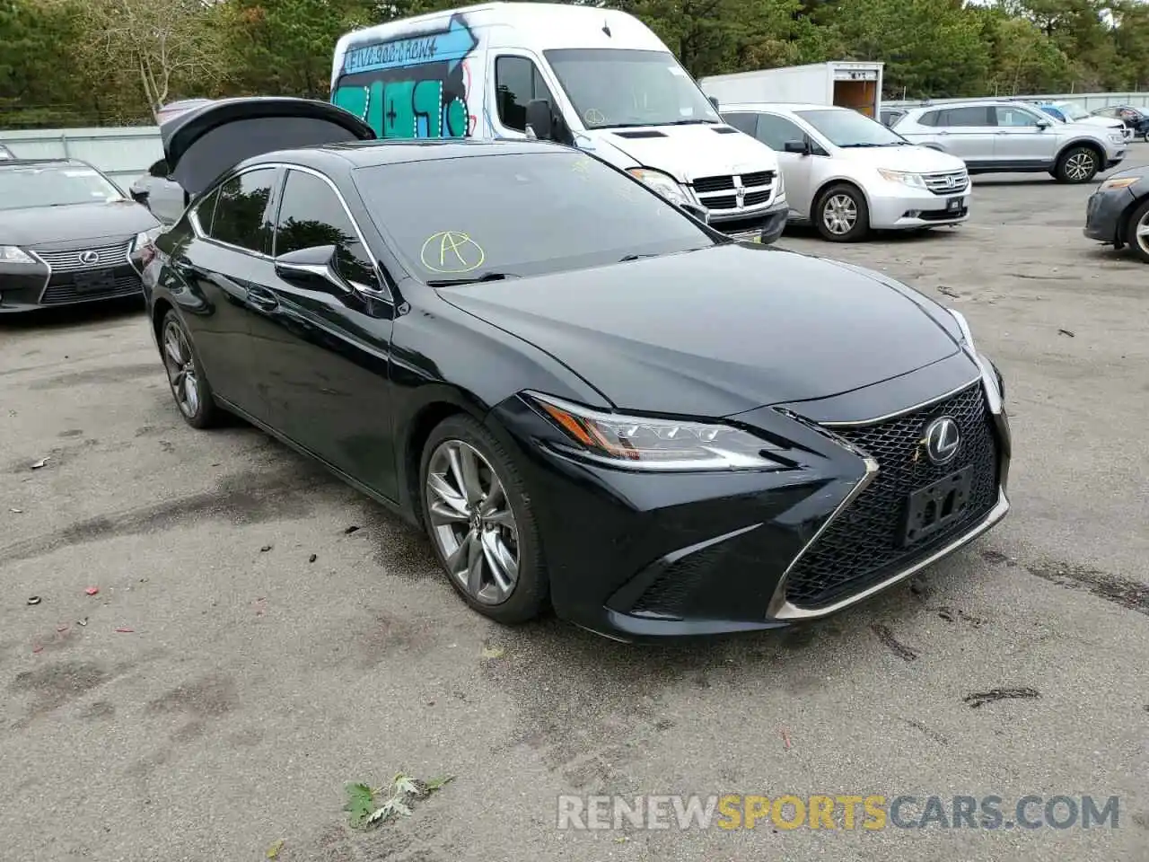 1 Фотография поврежденного автомобиля 58ABZ1B15KU015510 LEXUS ES350 2019