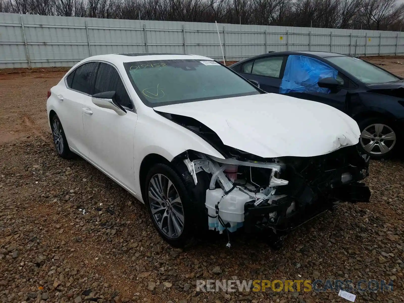 1 Photograph of a damaged car 58ABZ1B15KU019458 LEXUS ES350 2019