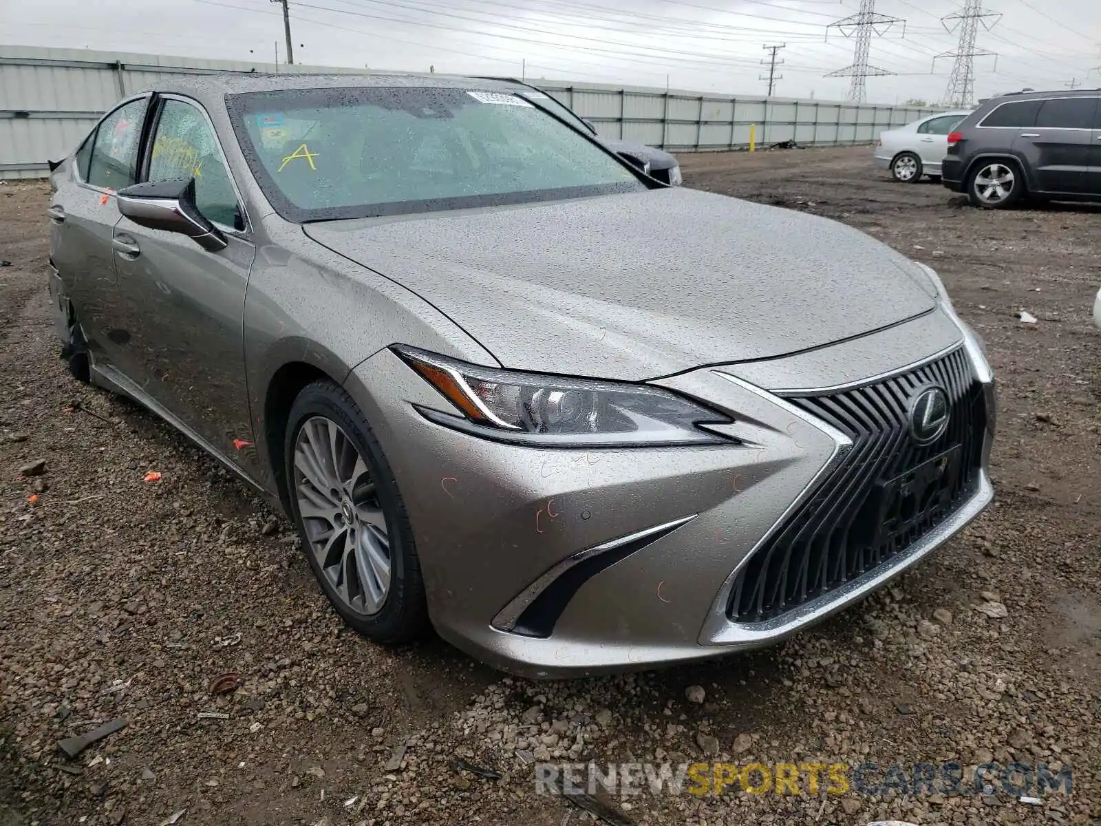 1 Photograph of a damaged car 58ABZ1B15KU019850 LEXUS ES350 2019