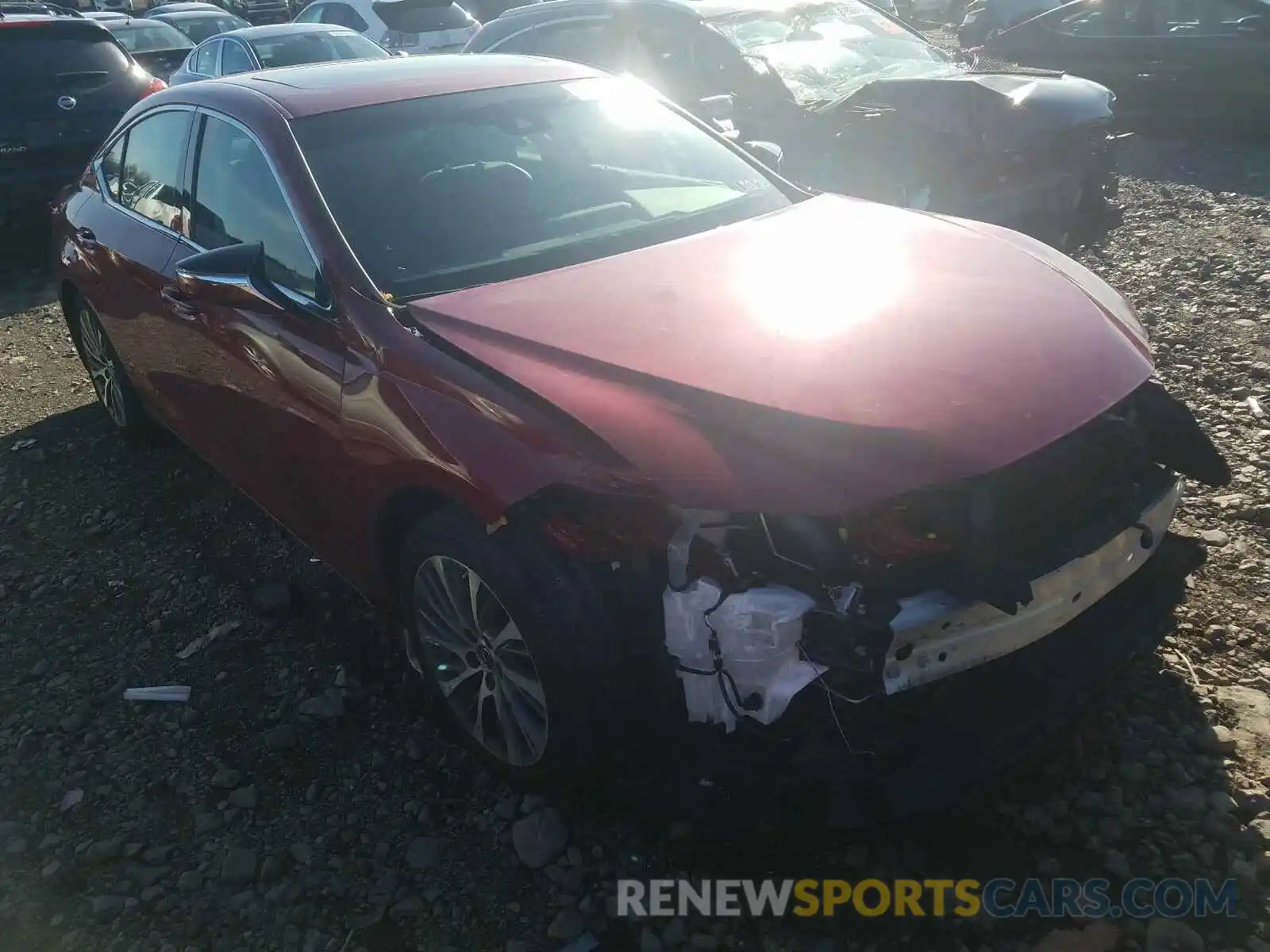 1 Photograph of a damaged car 58ABZ1B15KU023042 LEXUS ES350 2019