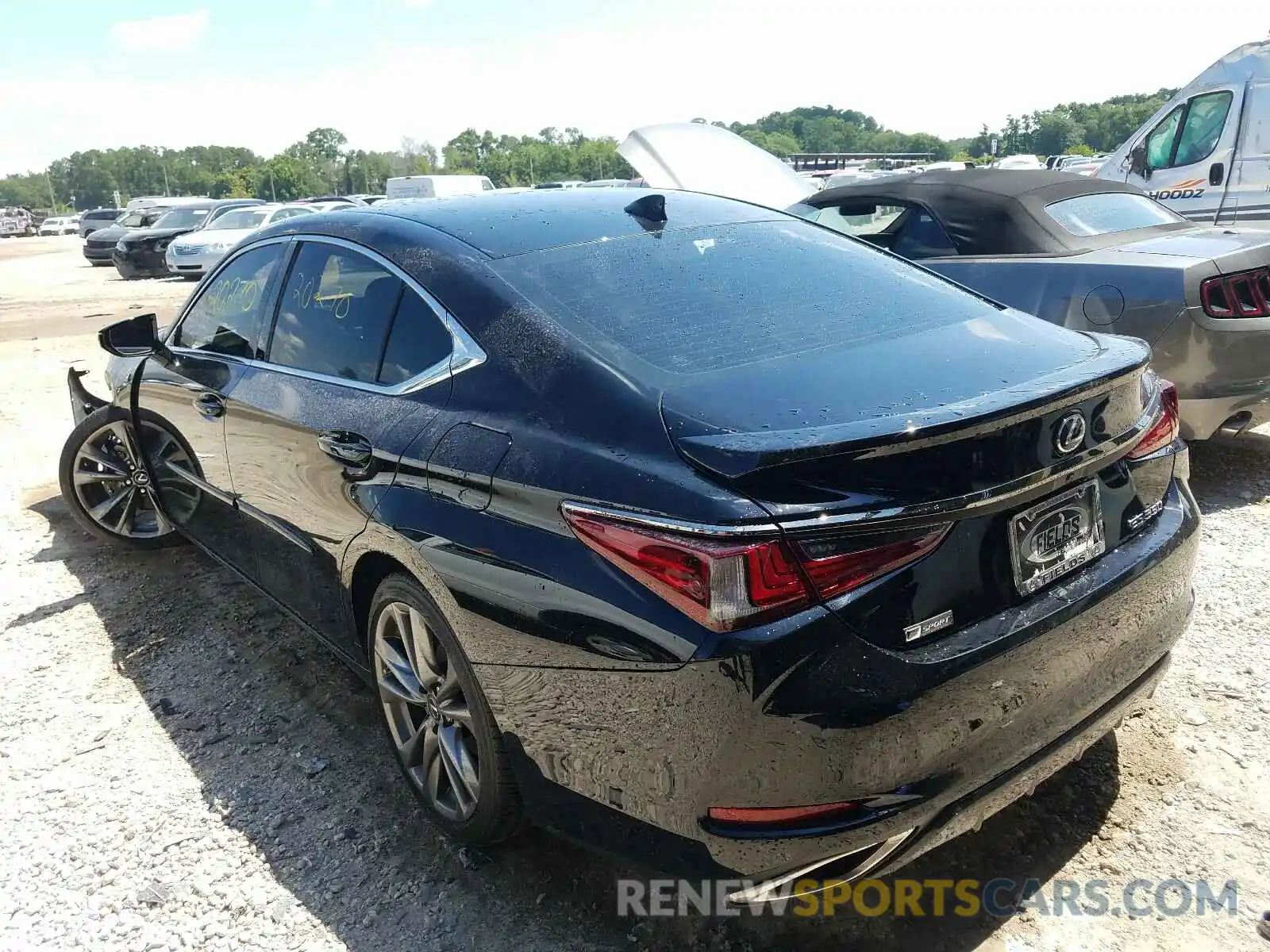 3 Photograph of a damaged car 58ABZ1B15KU023722 LEXUS ES350 2019