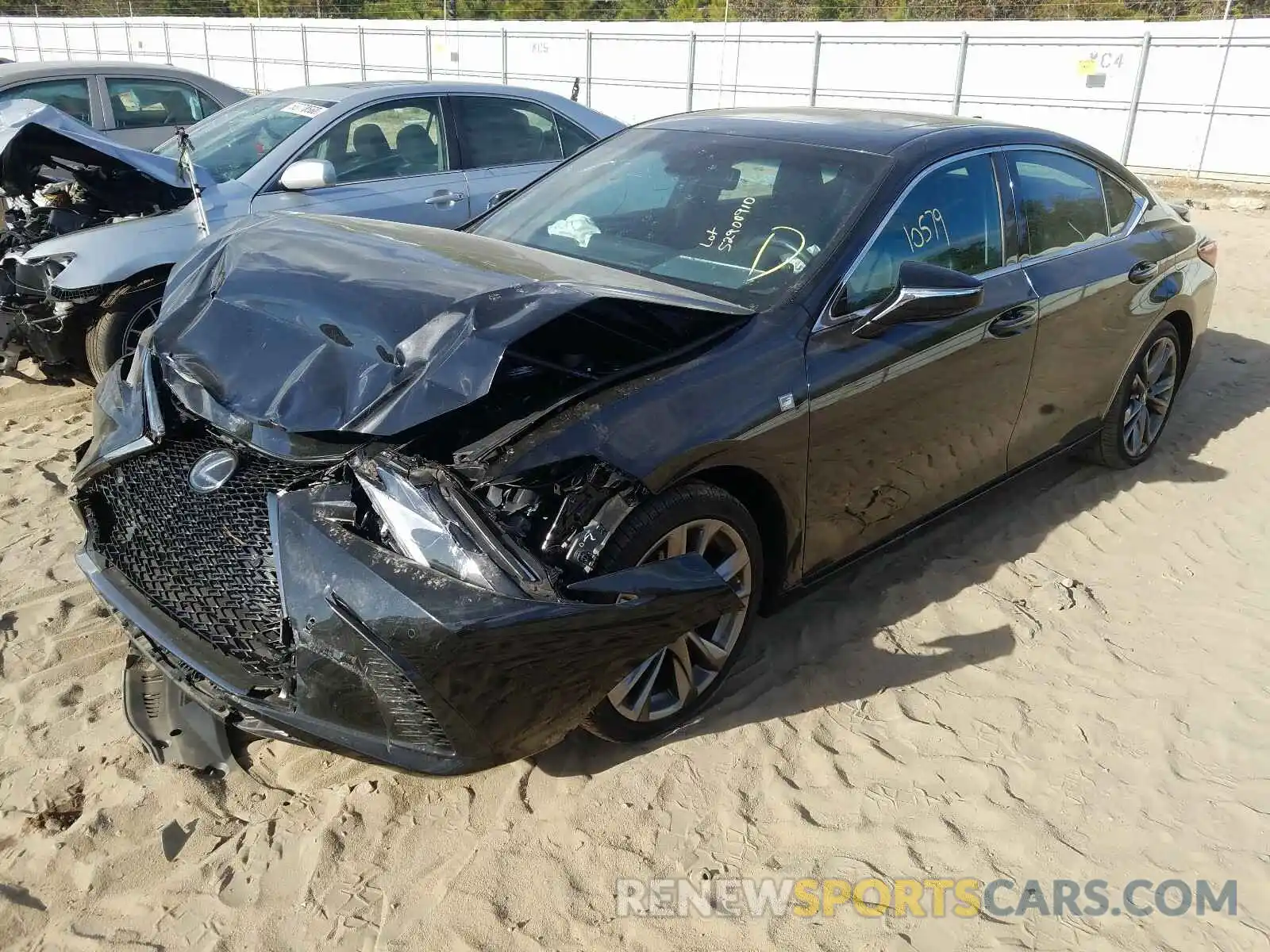 2 Photograph of a damaged car 58ABZ1B15KU024627 LEXUS ES350 2019