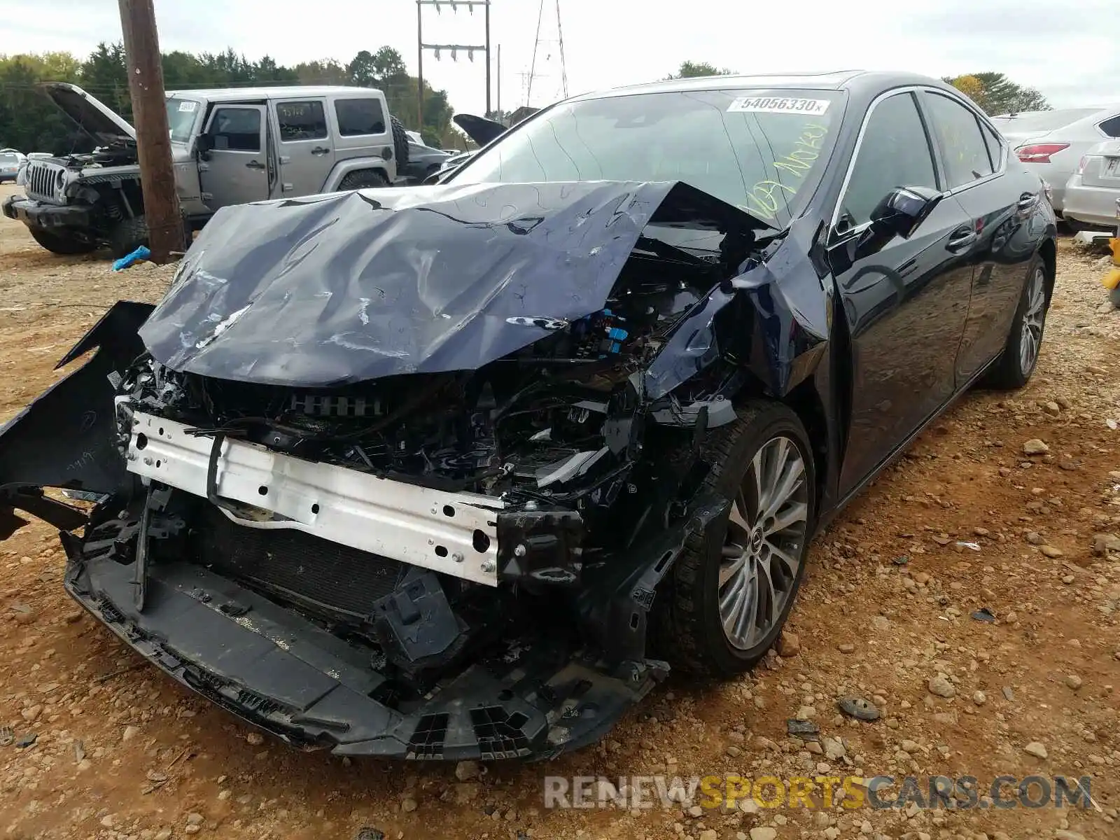 2 Фотография поврежденного автомобиля 58ABZ1B15KU026622 LEXUS ES350 2019