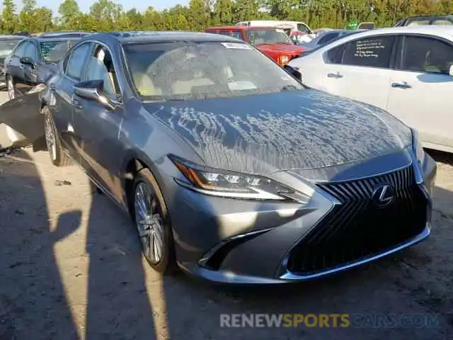 1 Photograph of a damaged car 58ABZ1B15KU026734 LEXUS ES350 2019