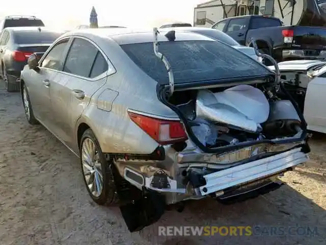 3 Photograph of a damaged car 58ABZ1B15KU026734 LEXUS ES350 2019