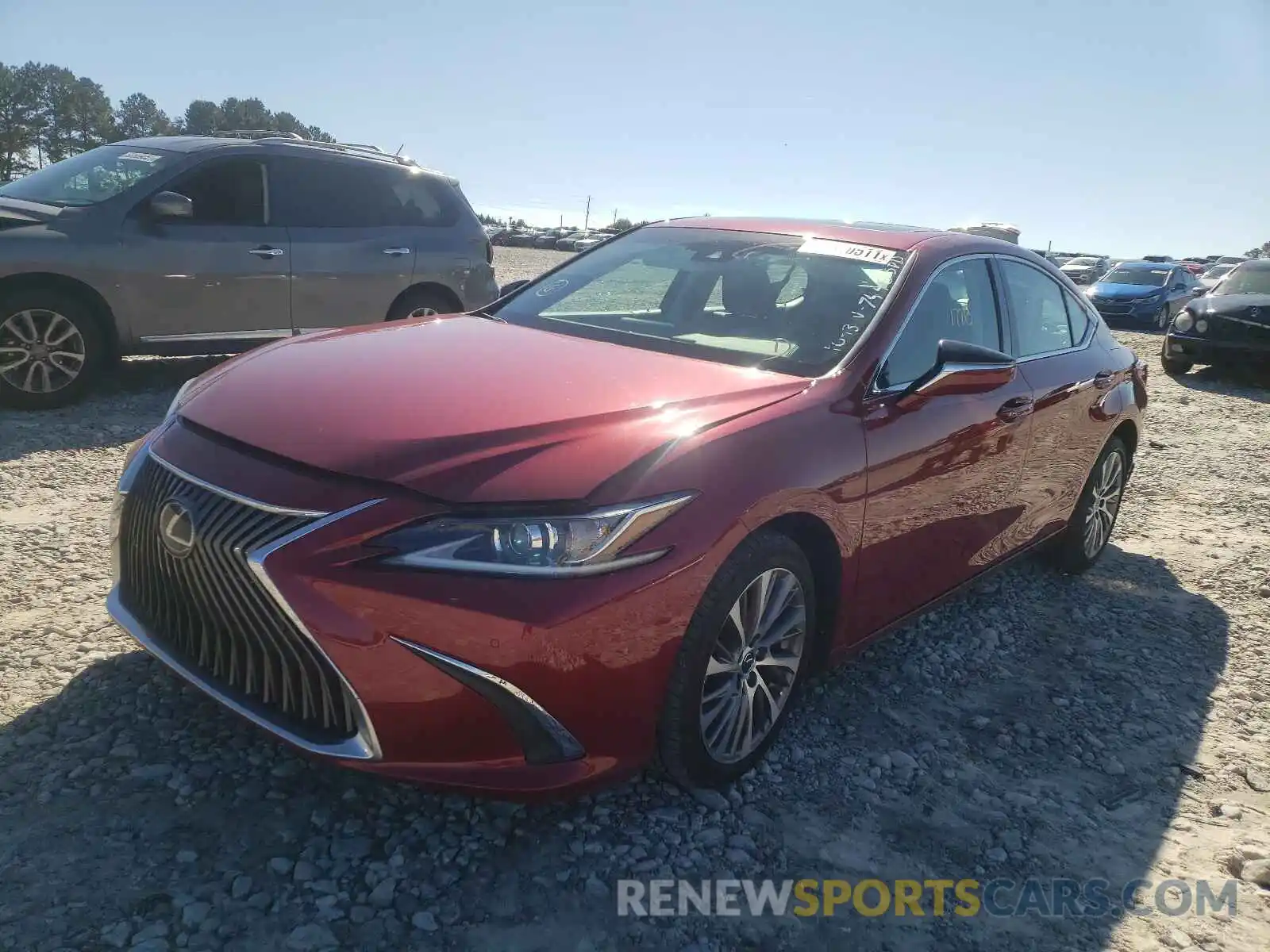 2 Photograph of a damaged car 58ABZ1B15KU027446 LEXUS ES350 2019