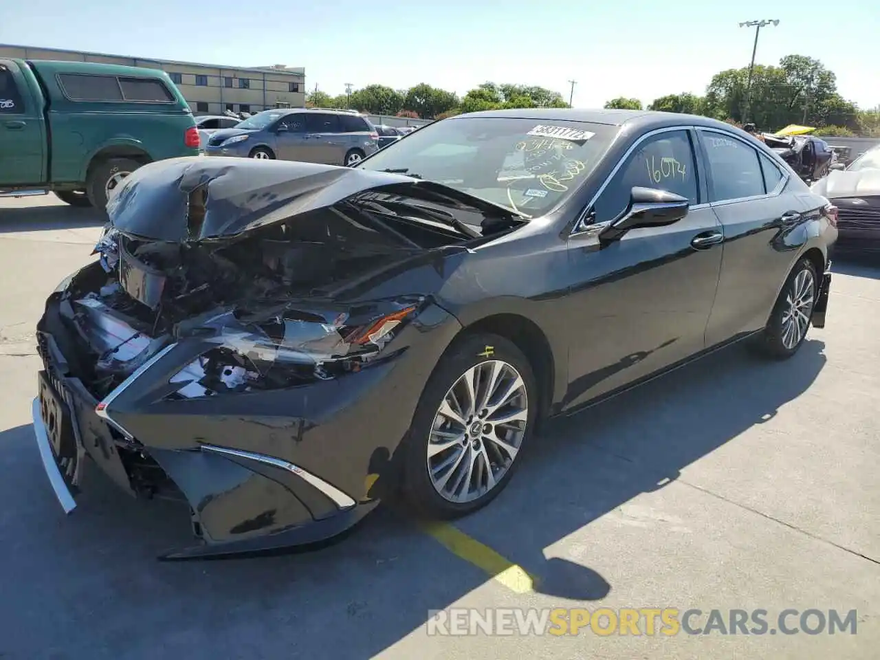 2 Photograph of a damaged car 58ABZ1B15KU031478 LEXUS ES350 2019